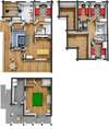 Дома для отпуска Levi President Mountain Chalets Леви-1