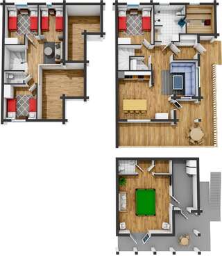 Дома для отпуска Levi President Mountain Chalets Леви Апартаменты с сауной-11