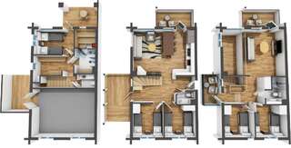 Дома для отпуска Levi President Mountain Chalets Леви Апартаменты с сауной-9